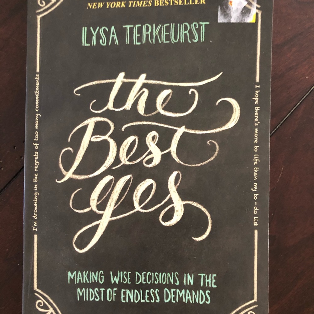 The Best Yes by Lisa Terkheurst